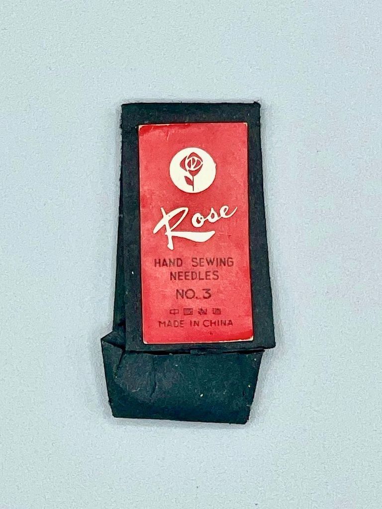 Packet of "Rose" brand hand sewing needles, No. 3
