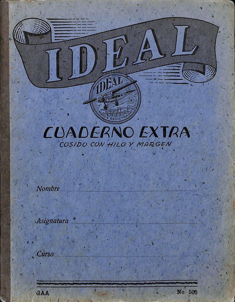"Ideal" school exercise notebook (Cuaderno Extra No. 500) - Image 2