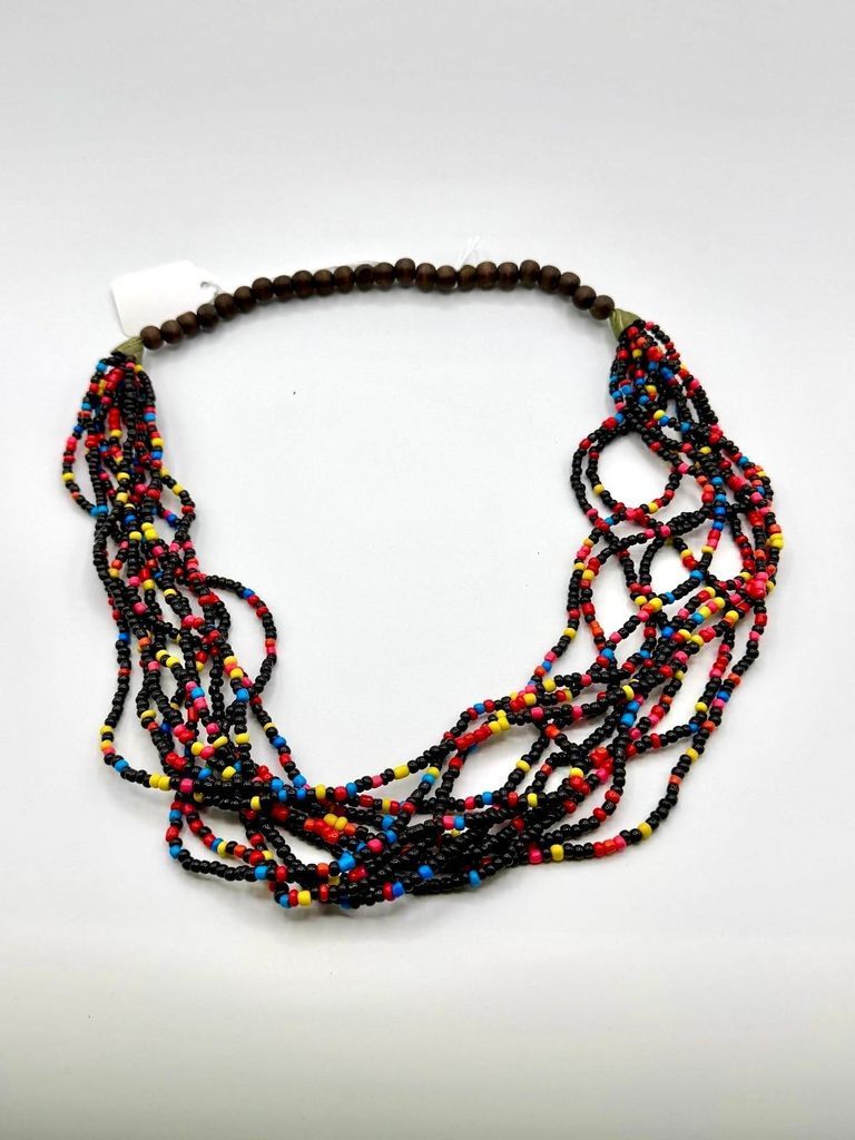 Multi-strand beaded necklace (costume)