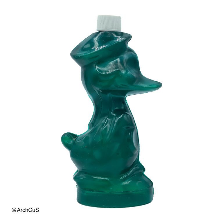 Figural Children's Shampoo Bottle in the Shape of a Cartoon Duck
