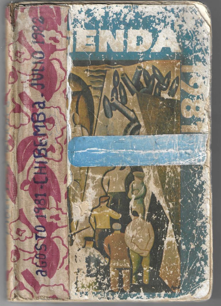 Personal diary of a Cuban soldier in Angola, Chibemba (repurposed 1981 agenda), August 1981 – July 1982 - Image 2