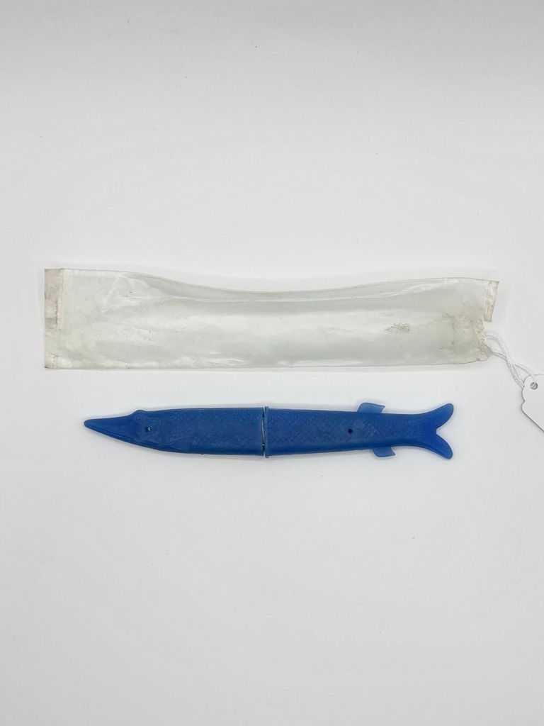 Fish-form (Pike / "Щука") nesting cutlery set (fork and knife) - Image 3