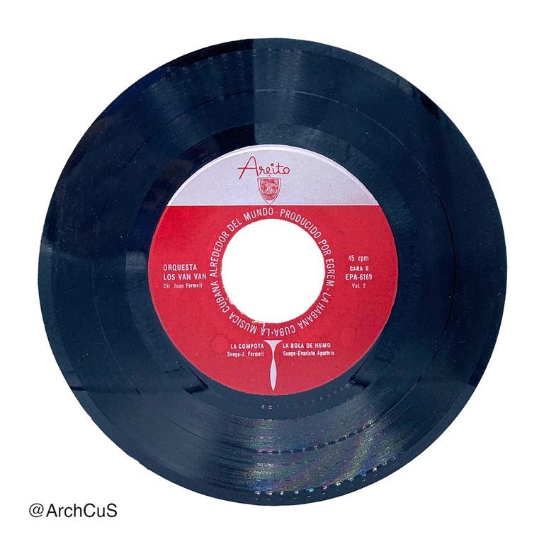 EP record "Sorpresa Musical" — Orquesta Los Van Van, director Juan Formell, Vol. II (Areíto/EGREM 7″ 45 rpm EP, EPA-6169) - Image 3