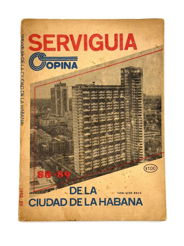 Serviguía Opina de la Ciudad de La Habana, 1988–89 (Havana services directory)