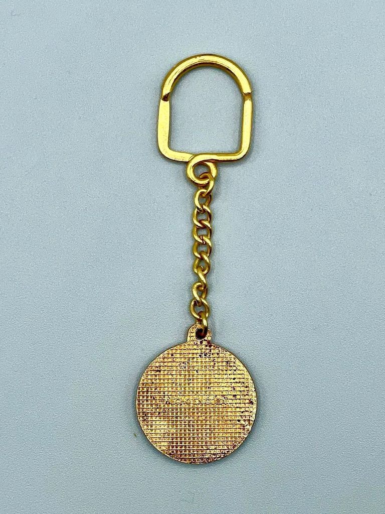 Souvenir keychain (llavero), emblem of the joint Cuban-Soviet space flight (Intercosmos / Soyuz-38) - Image 2