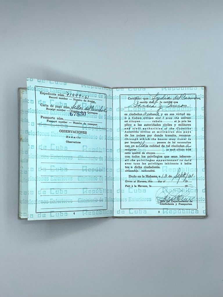 Cuban passport (Pasaporte, República de Cuba) - Image 3