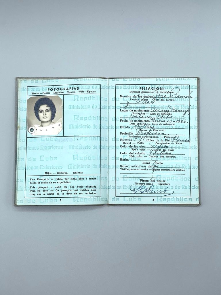 Cuban passport (Pasaporte, República de Cuba) - Image 4