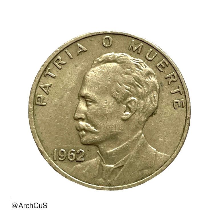 Cuba 20‑centavos coin, 1962 - Image 2
