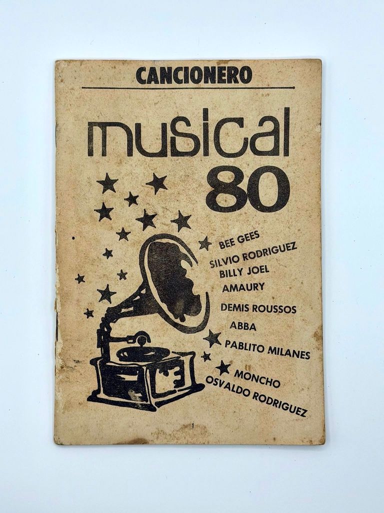 "Musical 80" – song-lyric booklet (cancionero)