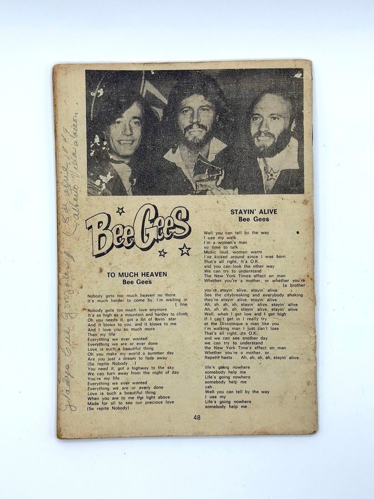 "Musical 80" – song-lyric booklet (cancionero) - Image 2