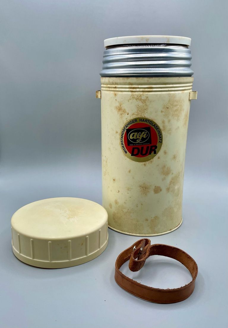 Alfi "DUR" Vacuum Flask with Leather Strap and Original Box - Image 5