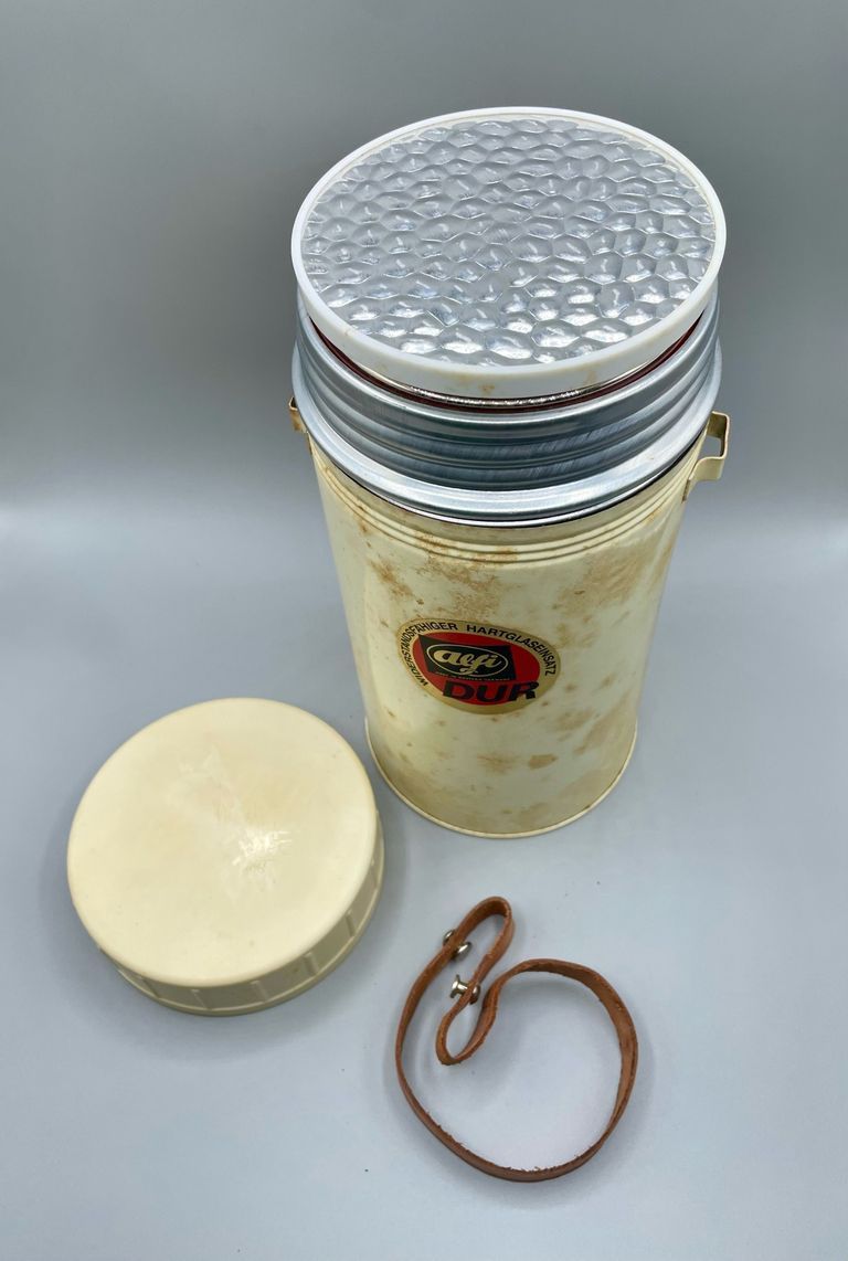 Alfi "DUR" Vacuum Flask with Leather Strap and Original Box - Image 6