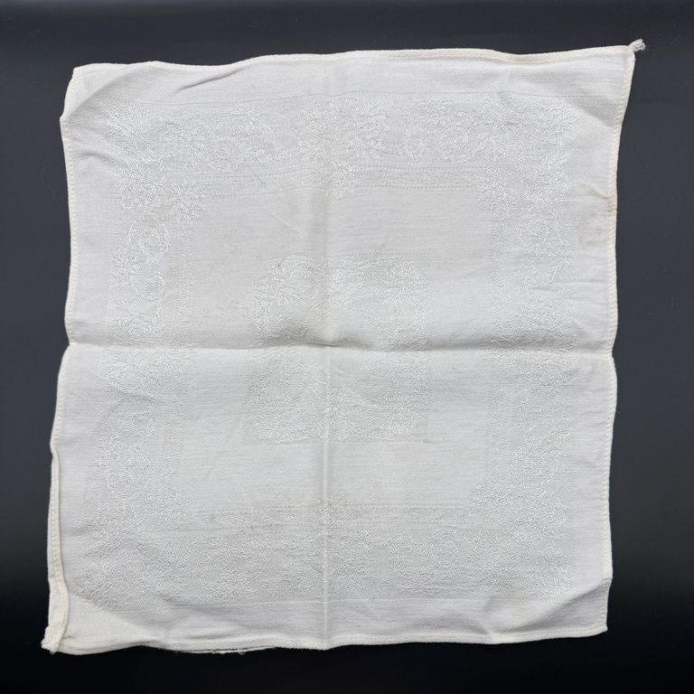 Set of Three Damask Dinner Napkins - Image 2