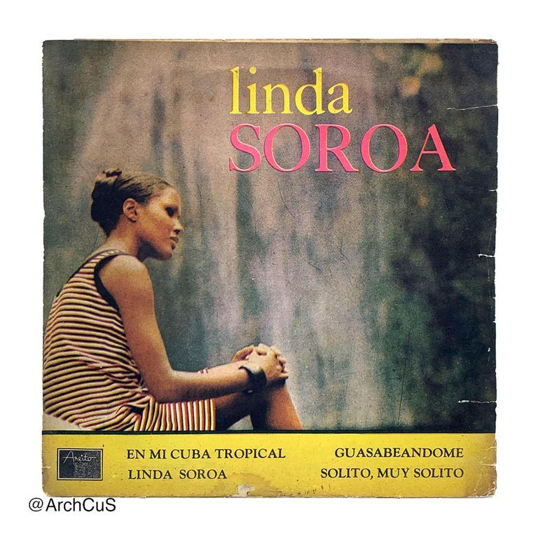 EP record "Linda Soroa" — Ramón Veloz with the guitars of Ojeda (Areíto/EGREM 7″ 45 rpm EP, EPA-6133)