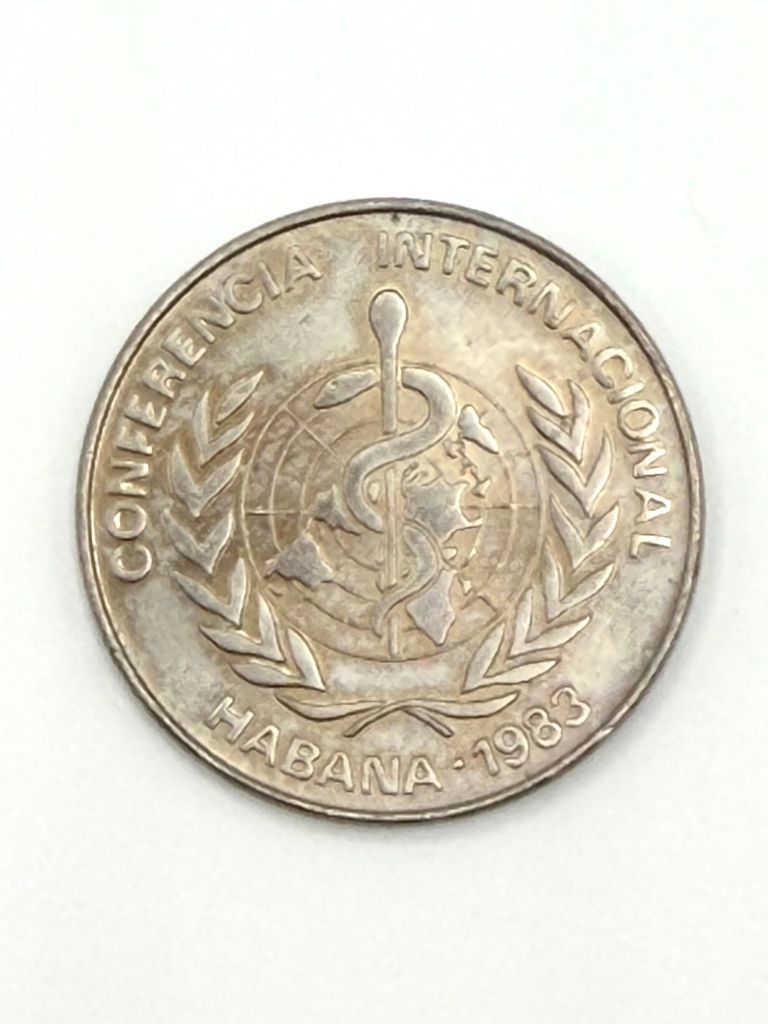Commemorative medal — International Health Conference, Havana 1983 ("Salud para Todos") - Image 4