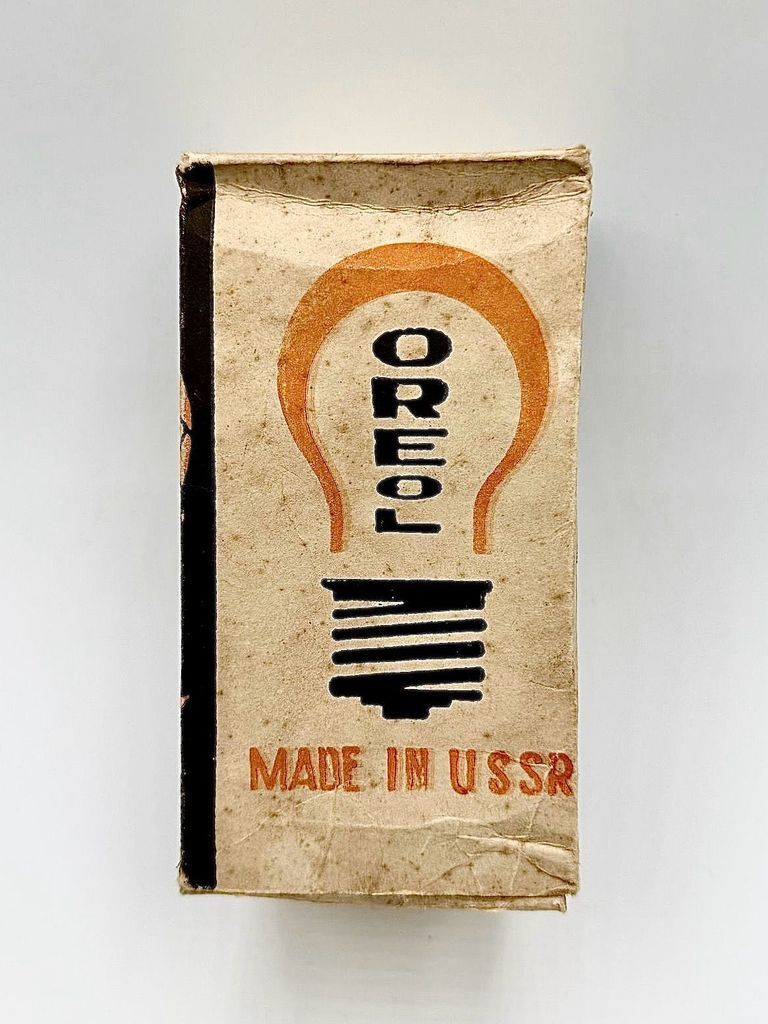 Box for "Oreol" incandescent light bulb