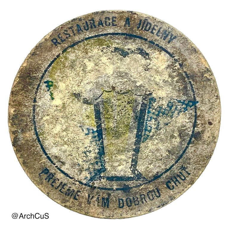 Beer Coaster — "Restaurace a jídelny" (RaJ) State Catering Enterprise