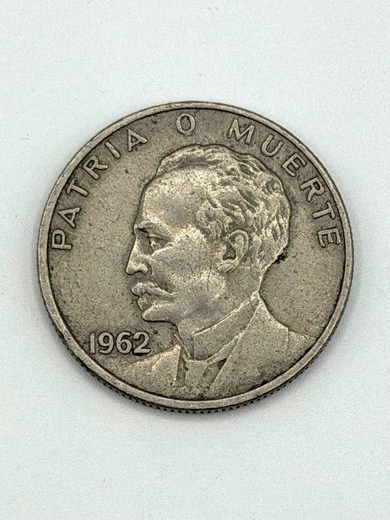 Cuba 20‑centavos coin, 1962