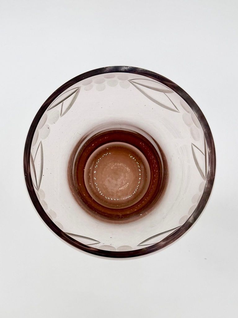 "Kullerkupp" glass vase, smoky rose, designed by Mirjam Maasikas for Tarbeklaas - Image 3