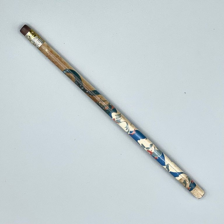 "Great Wall" pencil with swan-and-water design, HB grade - Image 2