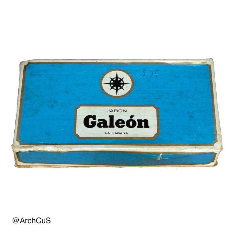"Jabón Galeón" boxed toilet soap (carton with wrapped bar) - Image 2
