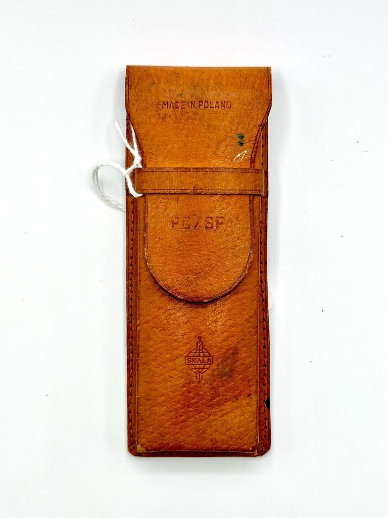 "SKALA" drafting instrument set in leather case — drawing compass with accessories - Image 2