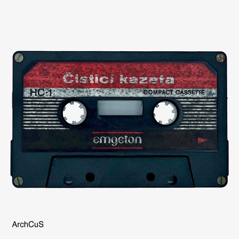 "Emgeton" cassette head-cleaning tape (limpiacabezales) HC-1, in case - Image 3