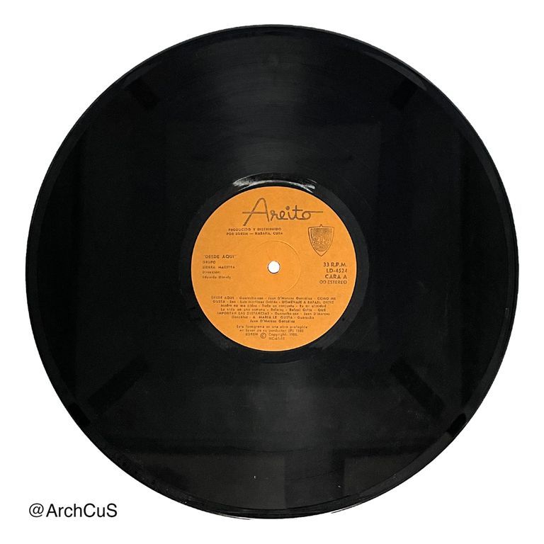 LP record album – "Desde aquí", Grupo Sierra Maestra - Image 3