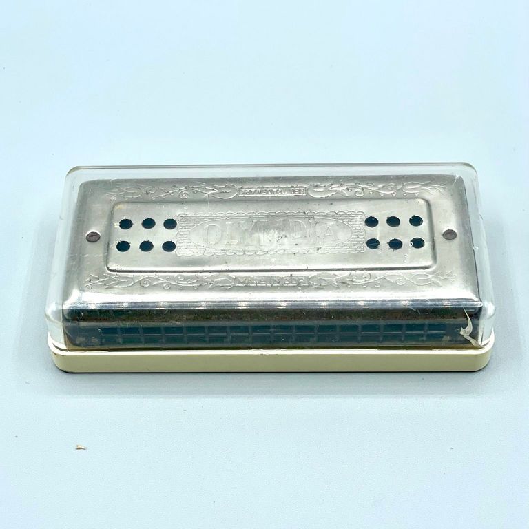 "Olympia" harmonica, double-sided, with plastic case - Image 2