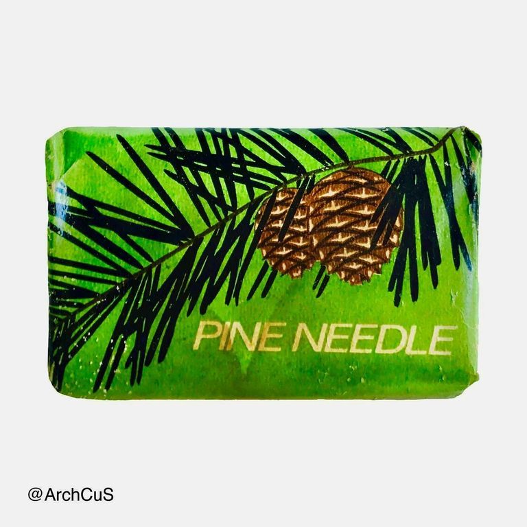 "Pine Needle" toilet soap