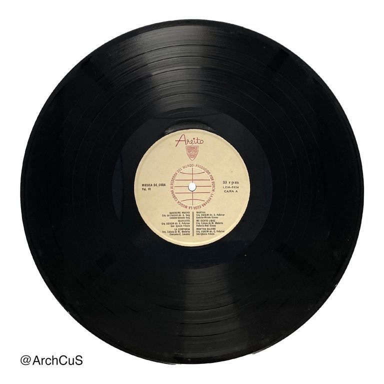 LP record "Música de Cuba", Vol. VI (instrumental) (Areíto/EGREM 12″ 33⅓ rpm LP, LDA-3334, 1969) - Image 3