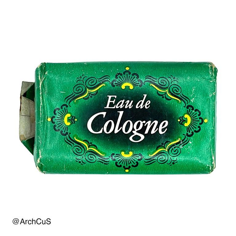 "Eau de Cologne" soap bar, wrapped