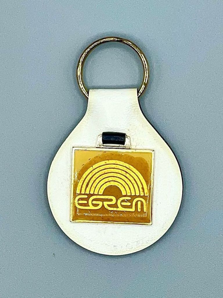 EGREM promotional leather key fob