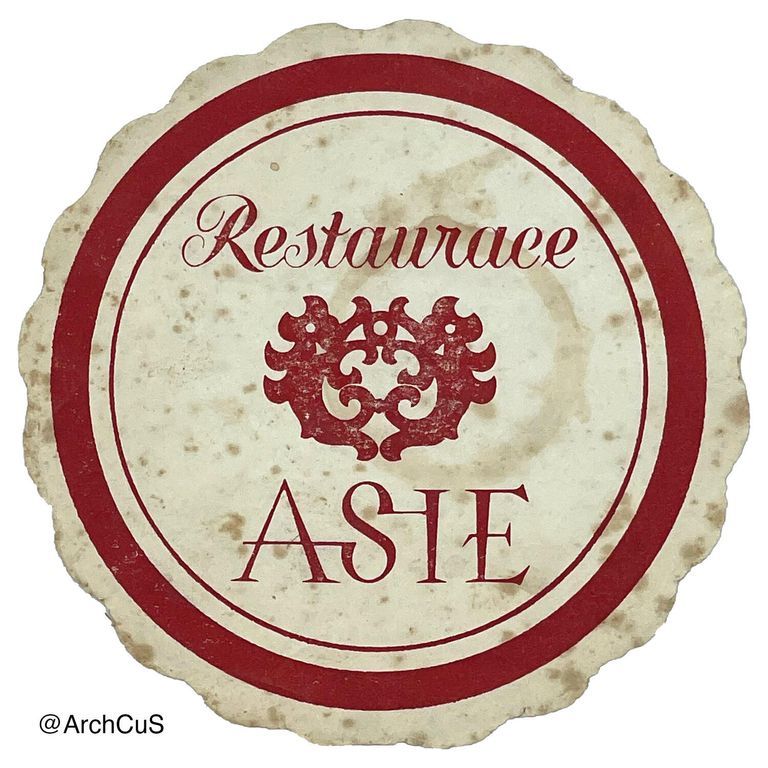 Beer mat / coaster — "Restaurace ASIE"