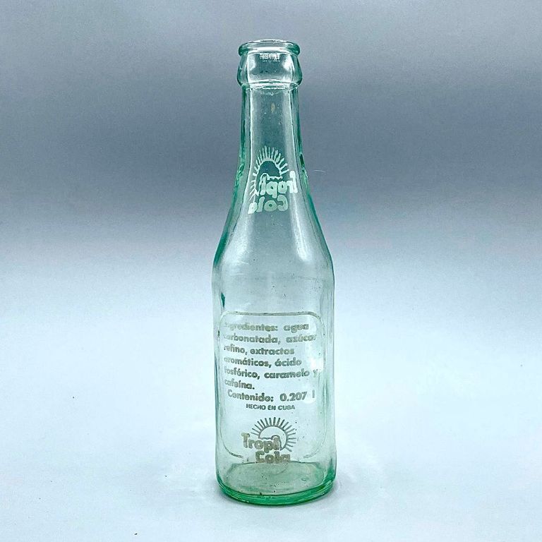 Soft-drink bottle, "Tropi Cola" (TropiCola), Cuban, 207 ml - Image 2