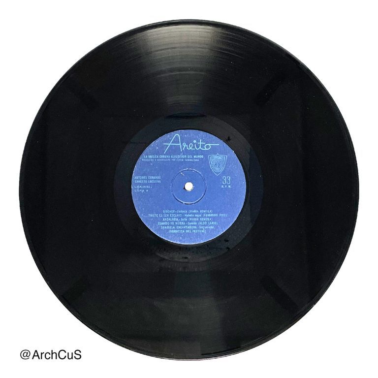 LP record, Ernesto Lecuona ("Colección Autores Cubanos") — Areito / EGREM - Image 3