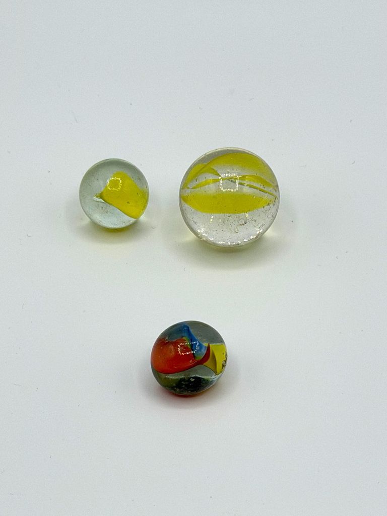 Glass Playing Marbles (group of 3) - Image 2