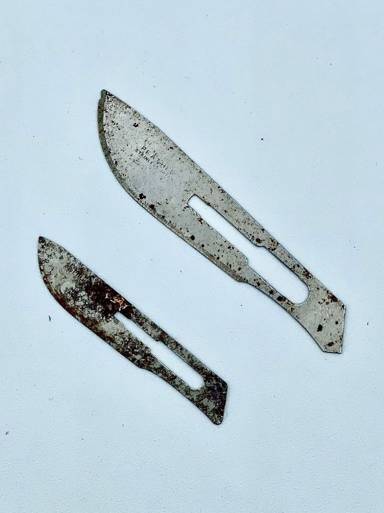 Surgical scalpel blade, size 22