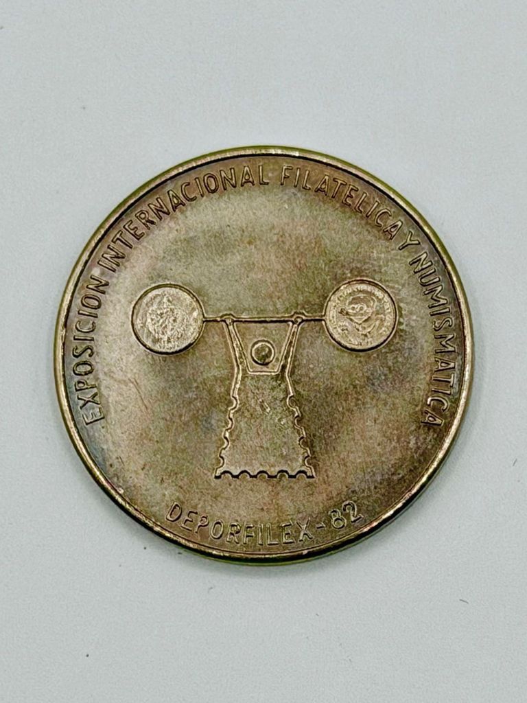 Commemorative medal — DEPORFILEX-82 International Philatelic and Numismatic Exposition