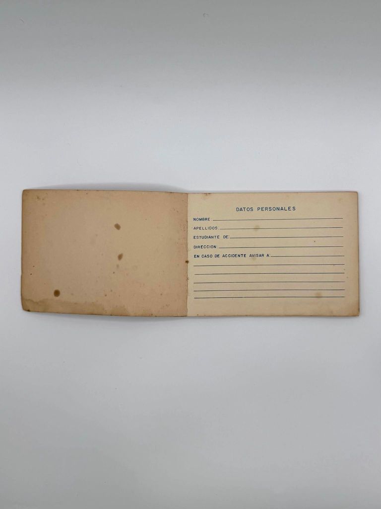 Student's notebook/agenda "Futuros Pioneros," 1970 (Zafra de los Diez Millones) - Image 2
