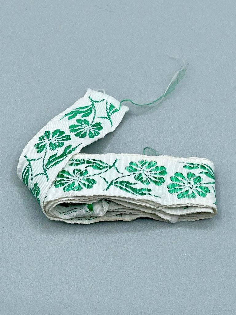 embroidered trim