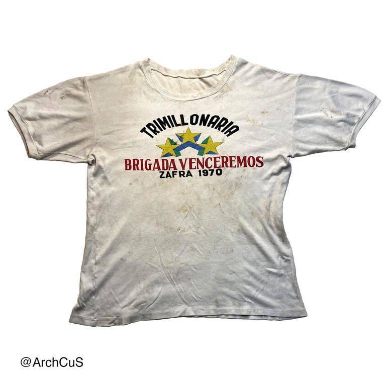 "Brigada Venceremos — Zafra 1970 — Trimillonaria" T-shirt