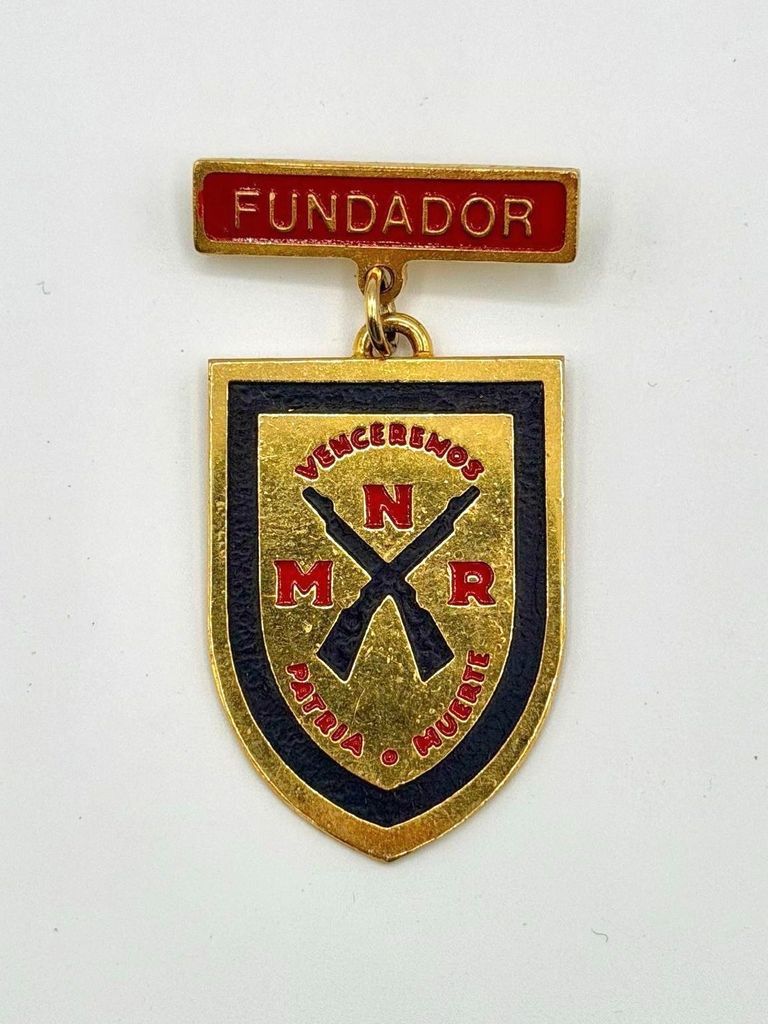 Founding member's badge (Fundador), Milicias Nacionales Revolucionarias (MNR)