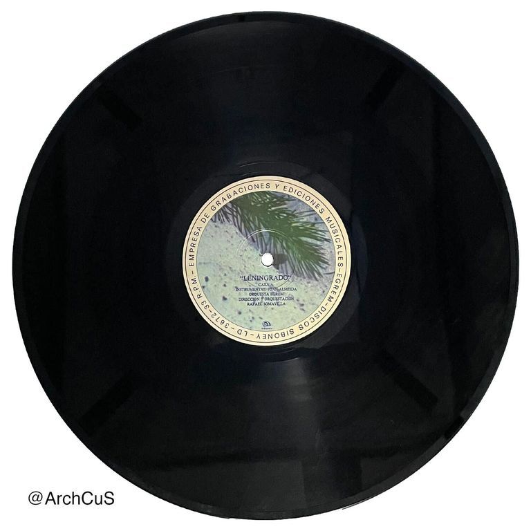 LP record "Leningrado" — music by Juan Almeida (EGREM/Discos Siboney 12″ 33⅓ rpm stereo LP, LD-3672) - Image 3