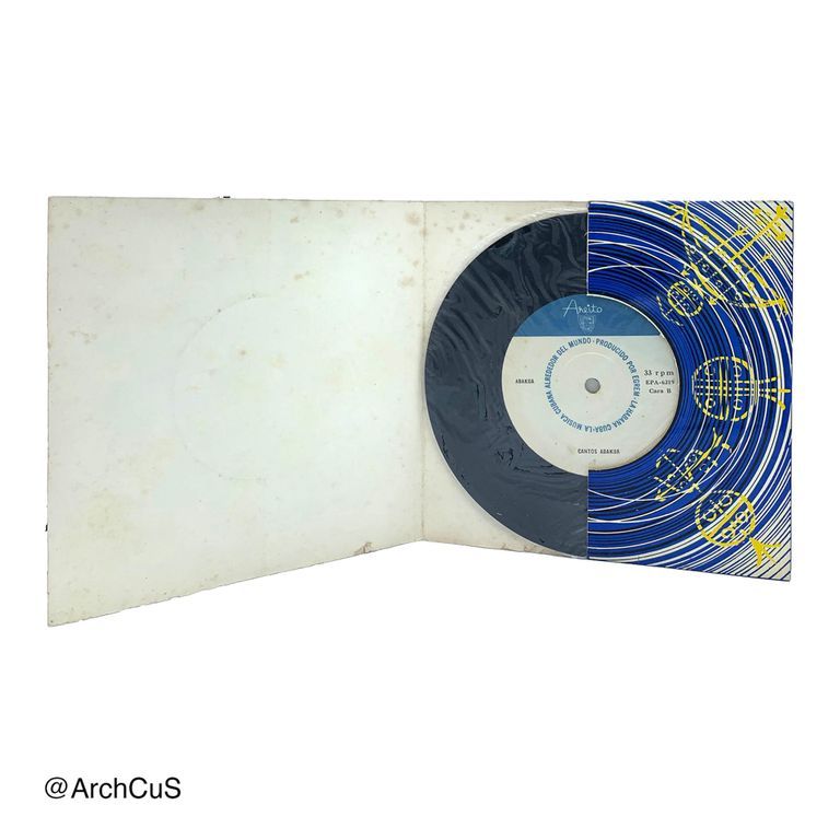 EP record "Abakuá" (Areíto/EGREM 7″ 33⅓ rpm gatefold EP, EPA-6219) - Image 3
