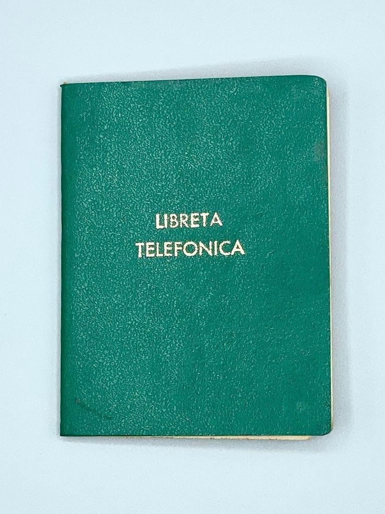Telephone address book ("Libreta Telefónica"), Banco Popular de Ahorro — Sancti Spíritus