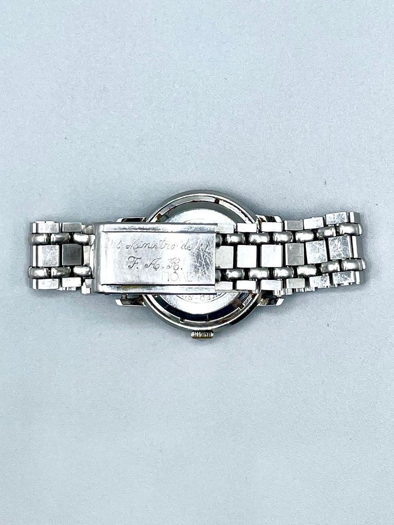 "Poljot" (ПОЛЁТ) automatic wristwatch, Soviet, with Cuban FAR presentation engraving - Image 2