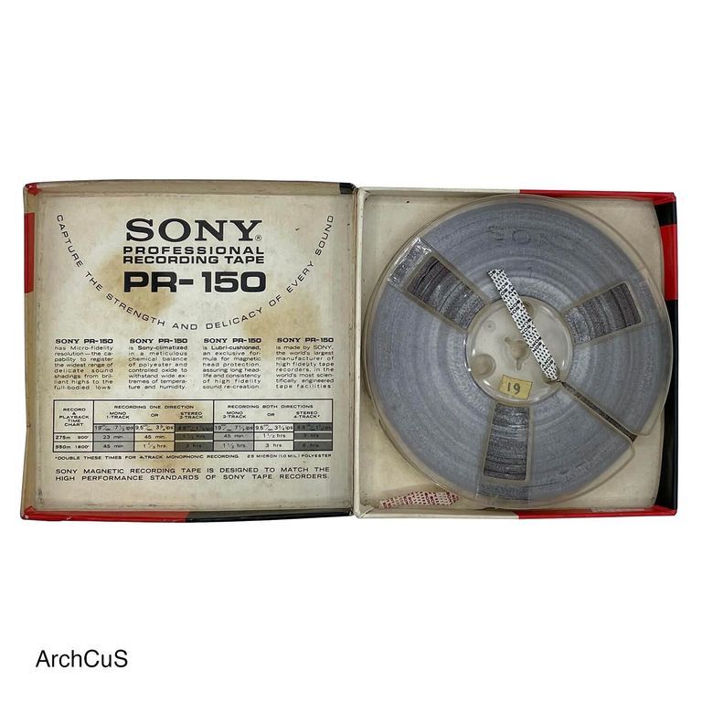 Home-recorded reel-to-reel tape, "Cinta #6," in Sony PR-150 box - Image 3