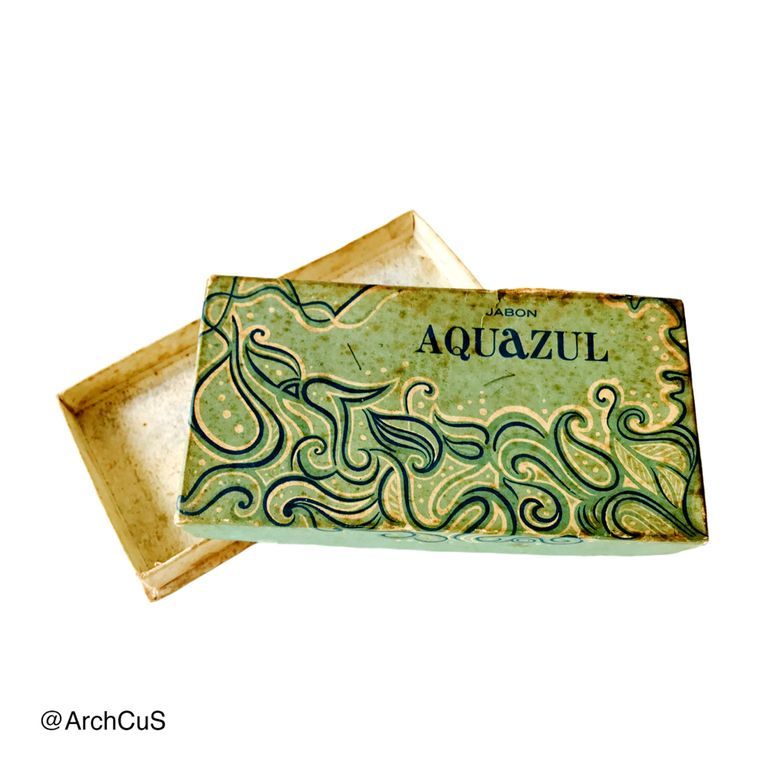 "Aquazul" soap box (empty) - Image 2