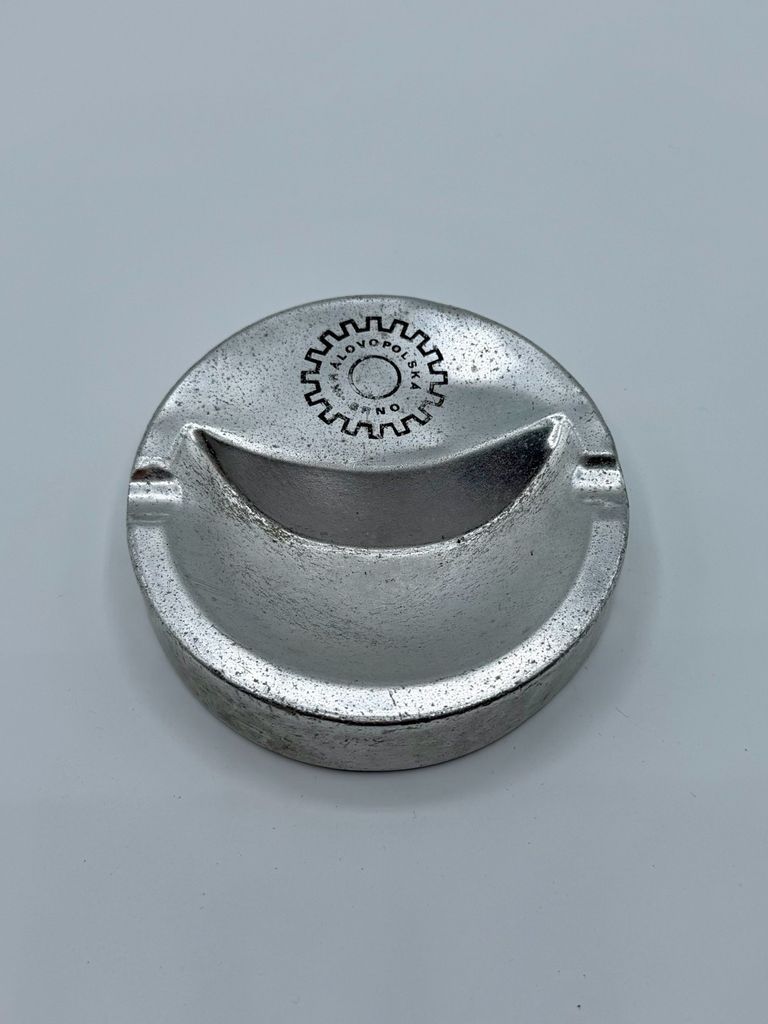 Cast metal advertising ashtray, Královopolská (Brno, Czechoslovakia) - Image 2